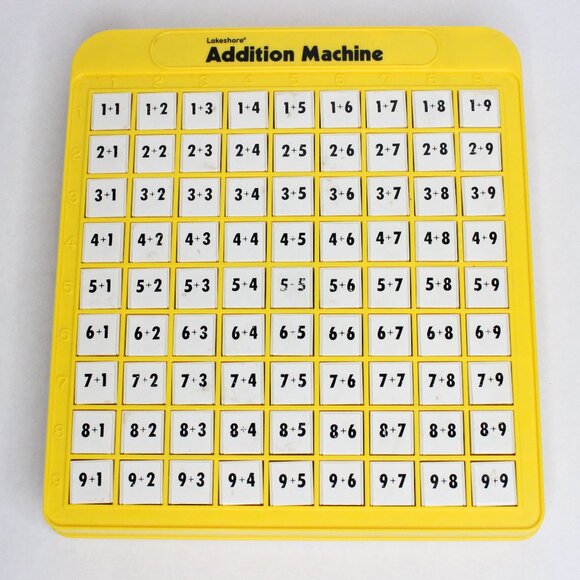 Lakeshore Addition Machine Math Educational Tool Push Button Home School - Picture 1 of 7